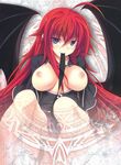  breasts high_school_dxd long_hair red_hair rias_gremory 