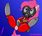  blue_eyes crossover equine female friendship_is_magic gas_mask hair hi_res horse long_hair mammal masturbation my_little_pony naviiiivan naviiiivan_(artist) pink_hair pinkie_pie_(mlp) pony pussy pyro pyro_(team_fortress_2) suit team_fortress_2 