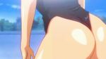  2girls alignment_you!_you! animated animated_gif ass ass_bounce ass_grab blush face_in_ass head_on_butt heart huge_ass jiggle multiple_girls one-piece_swimsuit sakurako_(alignment_you!_you!) swimsuit takahashi_naoko yuri 