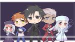  3boys archer bad_id bad_pixiv_id black_eyes black_hair brother_and_sister brown_eyes dark_skin emiya_kiritsugu emiya_shirou facial_hair family fate/stay_night fate/zero fate_(series) father_and_daughter father_and_son gun hat husband_and_wife illyasviel_von_einzbern irisviel_von_einzbern kanshou_&amp;_bakuya mother_and_daughter mother_and_son multiple_boys multiple_girls orange_hair pantyhose purple_hat raglan_sleeves red_eyes siblings stubble weapon white_hair yellow_eyes yukishi 