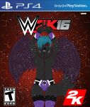 2k anthro box canid canine canis container cover game_(disambiguation) gravity jetblack16 madaraoluv2 male mammal neville_(character) playstation playstation_4 sony_corporation sony_interactive_entertainment wolf wrestling wwe