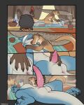 animal_genitalia anthro aroused balls beverage bodily_fluids comic cuddling desert digital_media_(artwork) duo erection female fluffcat fondling food fruit genital_fluids genitals glimchip hi_res lizard love male male/female masturbation nude penis pillow plant potion pottery precum reptile scalie sheath sheath_play smoke staff tail tentacles