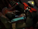 3d_(artwork) anthro avian avian_feet barefoot beak big_chest bishop_chaunsey black_body black_clothing black_feet black_jacket black_topwear blazer broad_shoulders chair claws clothed clothed_anthro clothed_male clothing cocktail_shaker curling_toes dbzdr deltarune digital_media_(artwork) feet foot_focus formal_wear fully_clothed fully_clothed_male furniture glowing glowing_eyes hi_res holding_with_feet humanoid_hands jacket larger_anthro low-angle_view male male_anthro mask necktie plantigrade ring sitting size_difference smug soles solo story story_in_description swatchling talons toe_claws toes top_heavy topwear undertale_(series) white_beak yellow_eyes