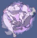 anthro anus areola between_legs blush breasts butt canid canid_demon canine cunnilingus dark(snowfoxy66) dark_body deep_throat demon digital_drawing_(artwork) digital_media_(artwork) erection fellatio female female/female fingering fox fur genitals grey_body grey_fur group group_sex hellhound licking liliam(snowfoxy66) lying male male/female male_penetrating mammal mythological_canine mythological_creature mythology neck_bulge nipple_piercing nipples nude on_back on_side oral oral_only oral_penetration penetration penile penis piercing raised_tail sex simple_background snow(snowfoxy66) snowfoxy66 spread_legs spreading tail tail_grab threesome tongue tongue_out trio vaginal vaginal_fingering vulva white_body white_fur