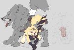 ahegao anal anal_penetration animal_genitalia animal_penis anthro anus balls bestiality blizzard_entertainment blush bodily_fluids breath canid canine canine_genitalia canine_penis canis clothing cum cum_inside dialogue dominant dominant_feral drooling ear_piercing ear_ring female fennec_fox feral feral_penetrating fingerless_gloves fox genital_fluids genitals gloves handwear hi_res internal knot knot_hanging knotting looking_pleasured male male/female mammal nakana_(nagaslate) orgasm panting penetration penis piercing raised_tail ring_piercing saliva shugowah size_difference staff tail teeth text tongue true_fox upside_down vulpera warcraft wolf worg