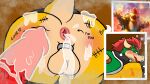 bodily_fluids bowser canid canine canis cum cum_in_ass cum_inside dragon duo ejaculation genital_fluids glory_hole hi_res male male/male mammal mario_bros mythological_creature mythological_scalie mythology nintendo scalie sex super_mario_bros._2 wolf wolfy_lobix
