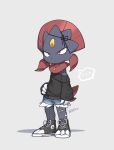 2025 3_fingers 3_toes a absurd_res ambiguous_gender anthro bottomwear claws clothed clothed_ambiguous clothed_anthro clothing digital_media_(artwork) feet finger_claws fingers front_view fully_clothed fully_clothed_ambiguous fully_clothed_anthro generation_4_pokemon grey_body hi_res looking_at_viewer nintendo pokemon pokemon_(species) red_eyes solo standing toe_claws toes topwear weavile zinfyu