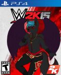 2k adam_(disambiguation) anthro candy canid canine canis dessert food game_(disambiguation) hi_res jetblack16 lollipop madaraoluv2 male mammal playstation playstation_4 rose_(disambiguation) sony_corporation sony_interactive_entertainment tongue tongue_out wings wolf wrestling wwe