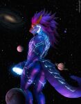 3d_(artwork) 4_toes 5_fingers abs absurd_res anthro anus aurelion_sol_(lol) back_muscles balls bioluminescence blender_(artwork) blue_body blue_eyes blue_sclera bone butt claws cosmic_background digital_media_(artwork) dragon eastern_dragon erection feet finger_claws fingers genitals glowing glowing_anus glowing_genitalia glowing_markings glowing_penis gold_(metal) gold_jewelry hair hi_res jewelry kvnpoulsen league_of_legends looking_at_viewer looking_back macro macro_anthro macro_male male markings muscular mythological_creature mythological_scalie mythology non-mammal_balls penis pink_hair planet rear_view riot_games scalie seductive serratus skull skull_head sky smile smiling_at_viewer solo solo_in_panel space space_background tail tencent toes touching_penis touching_thigh