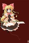  alphes_(style) blonde_hair blue_eyes doll ideolo parody razor shanghai_doll solo style_parody touhou 