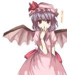  bad_id bad_pixiv_id bangs bat_wings kamaboko_natsuka remilia_scarlet solo touhou wings 