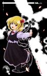  bad_id bad_pixiv_id blonde_hair darkness hair_ribbon necktie outstretched_arms red_eyes ribbon rumia short_hair solo spread_arms touhou tsukinami_kousuke 