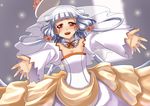  albino aprilred bridal_veil bride code_geass dress hat highres red_eyes solo tianzi veil wedding_dress white_hair 