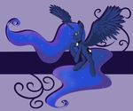  blue_hair cutie_mark equine female friendship_is_magic hair horn horse mammal my_little_pony pony princess princess_luna_(mlp) royalty solo spaerk winged_unicorn wings 