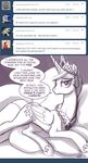  crown cutie_mark english_text equine female feral friendship_is_magic hair horn horse john_joseco mammal my_little_pony pony princess_celestia_(mlp) solo text tumblr winged_unicorn wings 