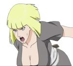  animated animated_gif big_breasts blonde_hair bouncing breasts cleavage lowres naruto naruto_shippuuden render samui 