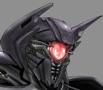  head mecha nike_chiko no_humans realistic robot science_fiction shockwave_(transformers) simple_background solo transformers upper_body 