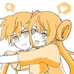  1boy 1girl child couple female_protagonist_(pokemon_bw2) heart hug jacket mei_(pokemon) nintendo no_hat no_headwear pokemon pokemon_(anime) pokemon_(game) pokemon_bw2 satoshi_(pokemon) 