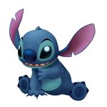  cute disney lilo_and_stitch male notched_ear solo stitch unknown_artist 