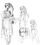  1girl female fire_emblem fire_emblem:_rekka_no_ken lyndis_(fire_emblem) miwa_shirou sketch solo sword weapon 