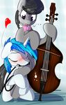  cello equine eyes_closed female feral friendship_is_magic hoof_fetish horn horse humping lesbian mammal matackable microphone musical_instrument my_little_pony octavia_(mlp) pony pussy_juice unicorn vinyl_scratch_(mlp) violin 