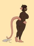  big_breasts big_butt big_ears black_fur black_hair breasts butt eyewear female fur glasses hair huge_butt looking_at_viewer looking_back mammal mistresssparkles molly molly_(koyote) mouse nipples nude pinup pose rodent short_hair side_boob solo thick_thighs wide_hips 