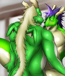  anal_penetration anthro belly biceps blush child chinese_dragon chubby dragon duo erection father father_and_son gay green_dragon horn incest male morenatsu muscles nude parent pecs penetration penis scalie sex son spread_legs spreading tappei tatsuki teeth unknown_artist wings young 