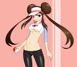 1girl breasts hydrangia long_hair mei_(pokemon) pokemon pokemon_(game) pokemon_bw2 underboob 