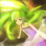  copyright_request flat_chest green_eyes green_hair long_hair mitsuki_yuuya solo very_long_hair 