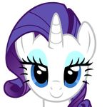  animated blackgryph0n blue_eyes equine eyeshadow female feral friendship_is_magic fur horn horse makeup mammal my_little_pony plain_background pony rarity_(mlp) solo transparent_background unicorn white_fur 