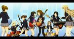  akiyama_mio black_hair black_legwear blonde_hair brown_hair copyright_name drum drum_set drumsticks guitar hairband hirasawa_ui hirasawa_yui holding instrument k-on! kotobuki_tsumugi letterboxed long_hair md5_mismatch microphone multiple_girls nakano_azusa pantyhose saitou_sumire sakuragaoka_high_school_uniform school_uniform shian_(my_lonly_life.) short_hair sitting skirt suzuki_jun tainaka_ritsu twintails 