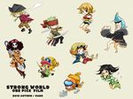  2girls 6+boys 6boys adjusting_glasses afro back bandanna bangs bare_shoulders barefoot black_boots black_hair black_hat black_jacket black_shoes blonde_hair blue_hair boots bracelet breasts brook cane chibi cigarette copyright_name cowboy_hat crop_top cyborg dress dual_wielding female floral_print flower franky fur glasses gloves goggles green_boots green_hair grin hair_over_one_eye halter_top halterneck hands_on_hips haramaki hat helmet holding holding_weapon horns jacket katana knee_boots long_sleeves looking_at_viewer looking_back male monkey_d_luffy multiple_boys multiple_girls nami nami_(one_piece) nico_robin one_piece one_piece:_strong_world open_clothes open_mouth open_shirt orange_hair orange_shirt pants ponytail purple_shirt reindeer roronoa_zoro sandals sanji scar shirt shoes short_dress short_shorts short_sleeves shorts skeleton sleeveless sleeveless_shirt smile smoke smoking star star_print straw_hat striped striped_dress striped_pants striped_shirt striped_sweater sunglasses sunglasses_on_head sweater sweater_dress swim_briefs sword tattoo tony_tony_chopper usopp vest weapon white_gloves yellow_pants yellow_shoes 
