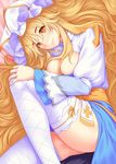  cleavage thighhighs touhou tro yakumo_yukari 