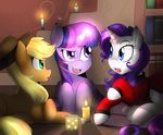  candle equine female feral freckles friendship_is_magic glowing hi_res horn horse magic mammal my_little_pony pony rarity_(mlp) spittfire twilight_sparkle_(mlp) unicorn 