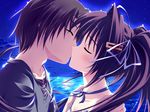  clear game_cg kiss long_hair mitha okamoto_nonoka twintails 