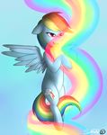  equine female feral friendship_is_magic licking mammal my_little_pony pegasus rainbow rainbow_dash_(mlp) sky solo spittfire tongue wings 