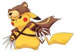  bear cape claws ebikyun fur male mammal nintendo pikachu pok&#233;mon pok&eacute;mon solo ursaring valderic_blackstag video_games yellow_fur 