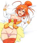  blush cure_sunny hino_akane hino_akane_(smile_precure!) open_mouth orange_hair precure pretty_cure smile_precure! 