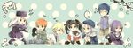  4girls bad_id bad_pixiv_id blonde_hair blue_eyes bow bowtie brown_hair caren_hortensia character_doll child child_gilgamesh dress emiya_kiritsugu emiya_shirou fate/hollow_ataraxia fate/stay_night fate/zero fate_(series) gilgamesh hat highres illyasviel_von_einzbern kotomine_kirei long_hair matou_byakuya matou_kariya matou_sakura matou_shinji mayo_(mayopupu) multiple_boys multiple_girls purple_eyes purple_hair purple_hat red_eyes short_hair toosaka_rin toosaka_tokiomi wavy_hair white_hair yellow_eyes younger 