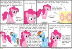  comic cutie_mark dialog dialogue english_text equine female feral fluttershy_(mlp) friendship_is_magic hair horse mammal multi-colored_hair my_little_pony pegasus pinkie_pie_(mlp) plain_background pony portal_(series) rainbow_hair text thelastgherkin valve weighted_companion_cube white_background wings 