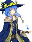  blue_hair coat duel_monster eria hat ritua_erial witch_hat yu-gi-oh! yuu-gi-ou_duel_monsters 