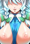  breasts izayoi_sakuya nipples tajima_yuuki touhou 