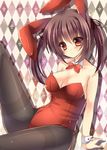  animal_ears bunny_ears bunny_girl cleavage ibukitouka pantyhose 