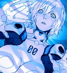  ayanami_rei bad_id bad_pixiv_id blue_eyes breasts cleavage large_breasts lowres neon_genesis_evangelion plugsuit short_hair solo toshiki 