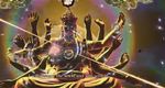  asura asura&#039;s_wrath asura_(asura&#039;s_wrath) battle capcom chakravartin_the_creator_(asura&#039;s_wrath) cyber_connect_2 epic galaxy giant screencap space spoilers subtitled 