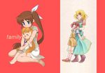  blonde_hair brown_hair jason_(kaiten_kussaku_kikou) long_hair lyrical_nanoha mahou_shoujo_lyrical_nanoha mahou_shoujo_lyrical_nanoha_a's mahou_shoujo_lyrical_nanoha_strikers multiple_girls shamal short_hair side_ponytail smile takamachi_nanoha vivio yagami_hayate 