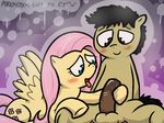  drooling equine female feral fluttershy_(mlp) friendship_is_magic hair horse long_hair male mammal my_little_pony oral original_character pegasus penis pokehidden pony saliva straight wings 