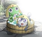  cute frog hot_tub keronian keroro keroro_gunso scalie sgt._frog tamama 