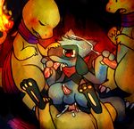  charmander cum cum_in_ass cum_in_mouth cum_inside fellatio haychel oral oral_sex pok&eacute;mon riolu sex threesome 