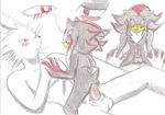  anal_penetration balls blush butt gay jcmx king_kazma king_kazuma lagomorph male mammal penetration penis rabbit red_eyes sega sex shadow_the_hedgehog sonic_(series) summer_wars 